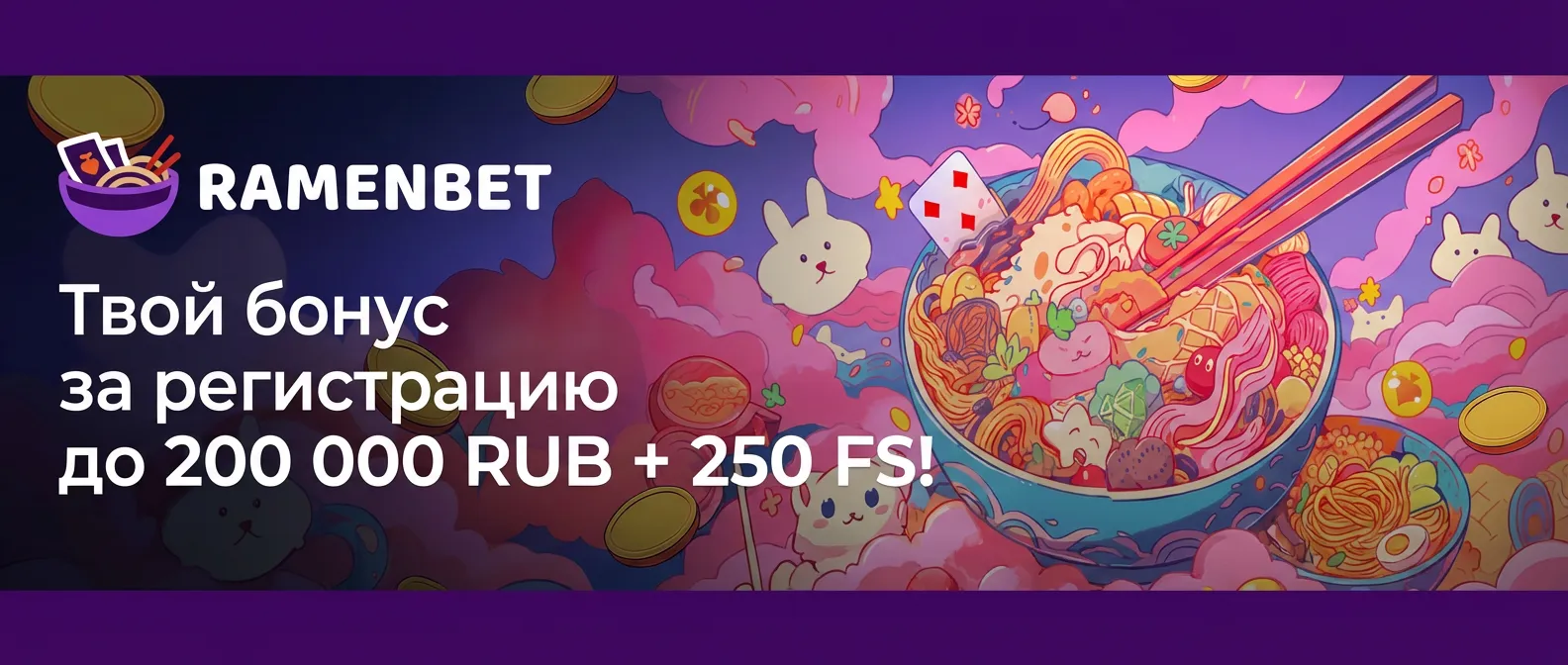 Ramen казино баннер